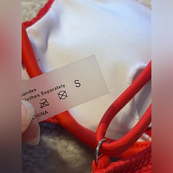 Red Ruffle Bikini - Picture 6 of 8